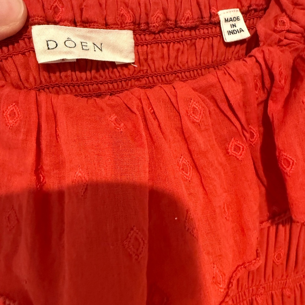 Doen Sol Dress Red - Picture 4 of 5